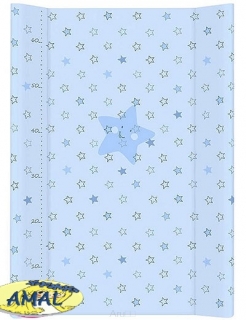 AMAL přebalovací nástavec Hvězdičky s velkou hvězdou, modrá,  50x70 cm